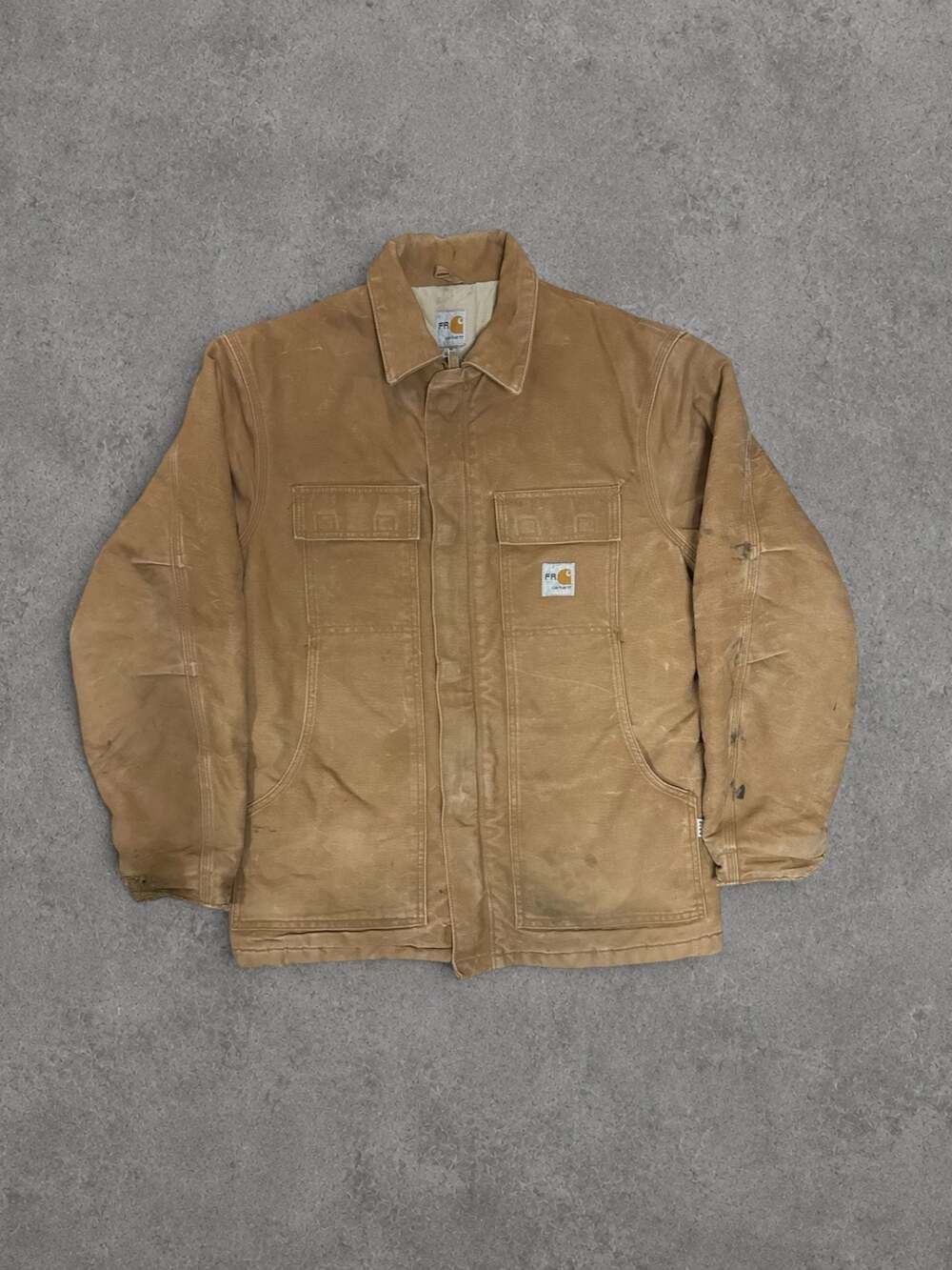 Carhartt FR Brown Duck Workwear Jacket